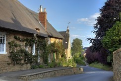 Rose covered cottage, England